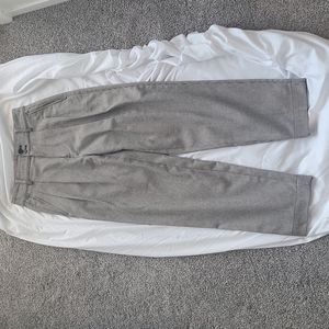 Size 00 Madewell Brown Houndstooth High-waisted Trousers